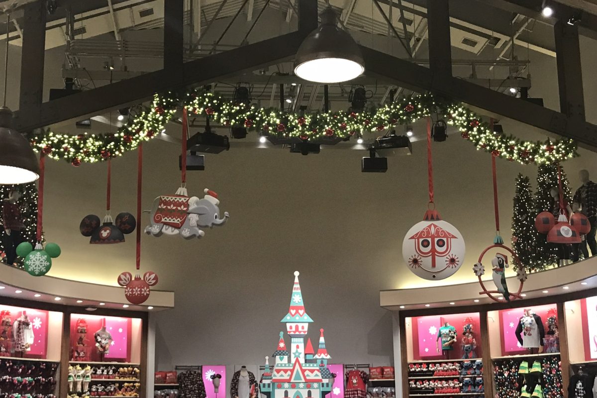 Christmas Merchandise is at the World of Disney Store