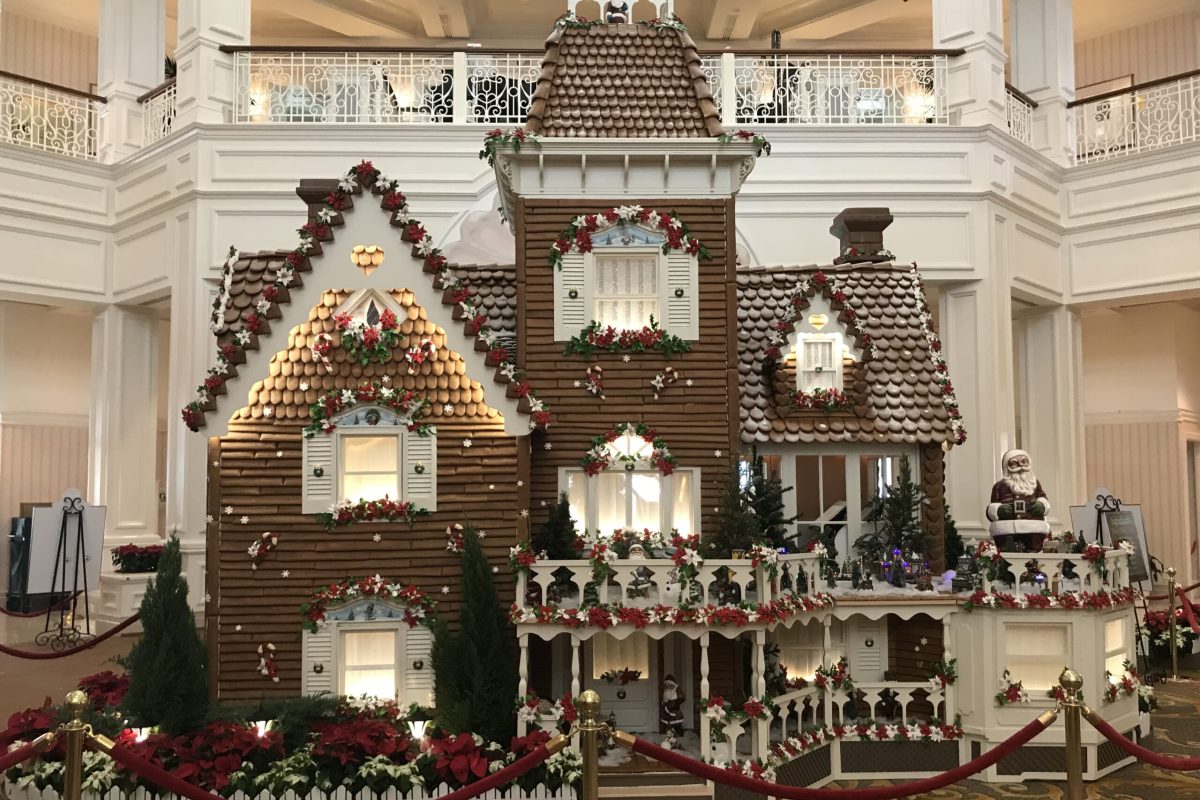 The Gingerbread House at The Grand Floridian is complete