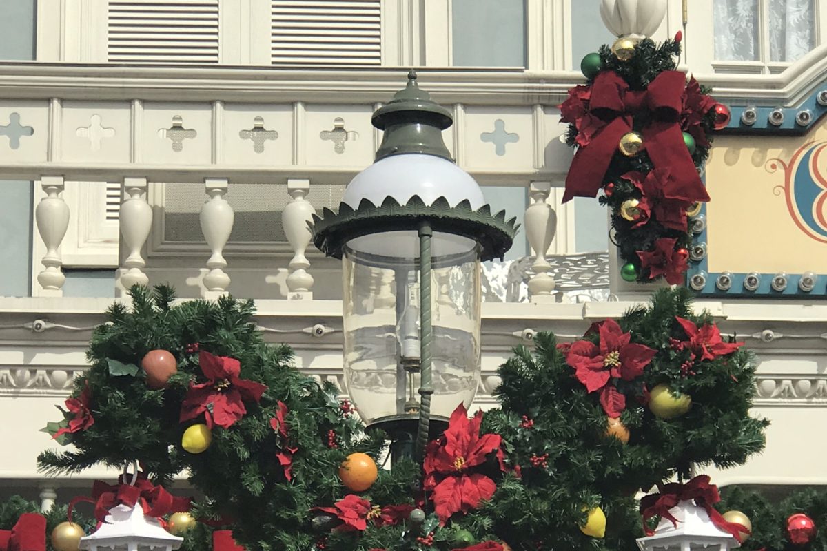 The Christmas Transformation at Magic Kingdom has started!