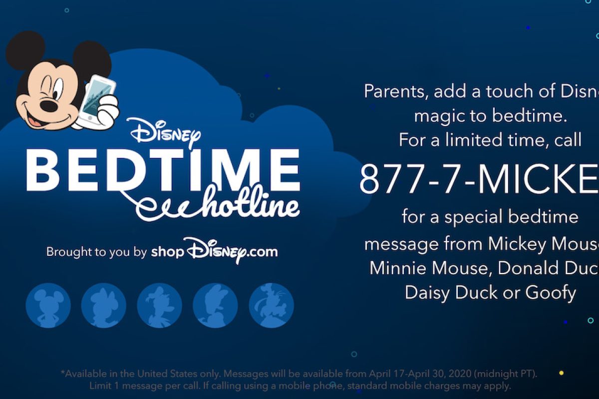 #DisneyMagicMoments: Disney Bedtime Hotline Returns for a Limited Time